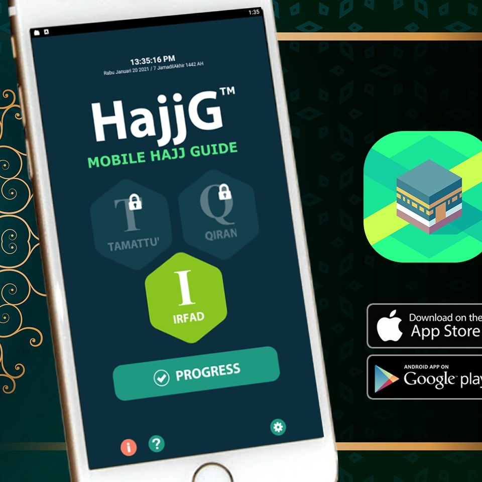 Hajjg Mobile App — Hajj pilgrimage guidance and checklist application developed with UTP