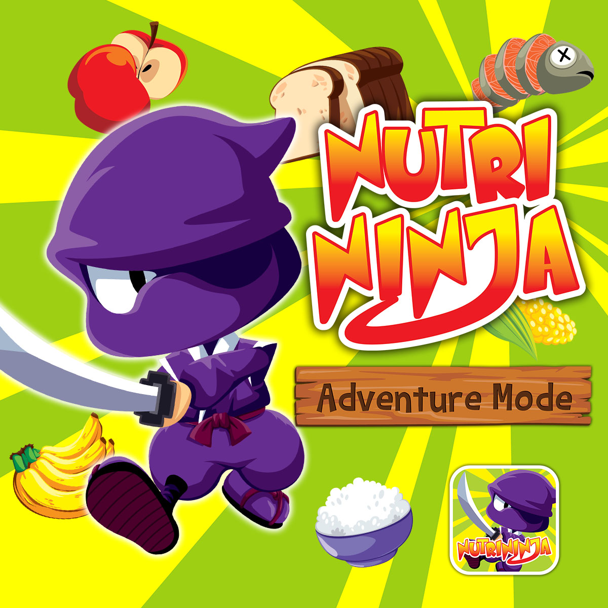 Nutri Ninja Educational Game — accelerometer-based nutrition learning game for children