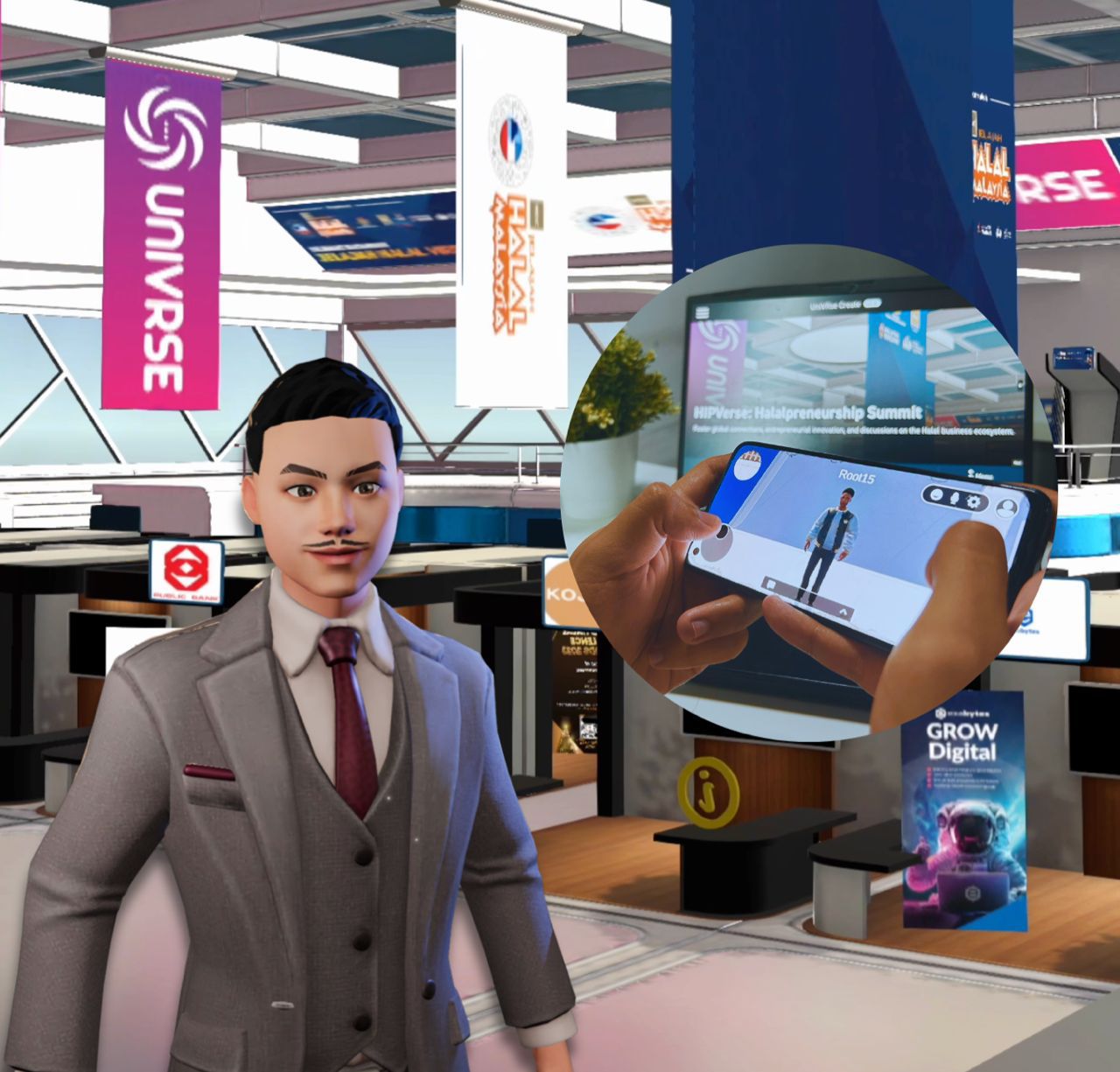 HIPVerse Halalpreneurship Summit — Malaysia's first virtual Halal homegrown expo in the metaverse
