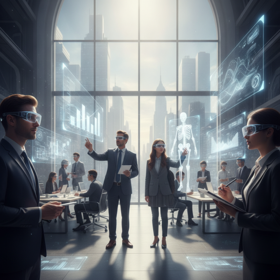 Digital twin and metaverse convergence visualization showing virtual replicas of physical infrastructure