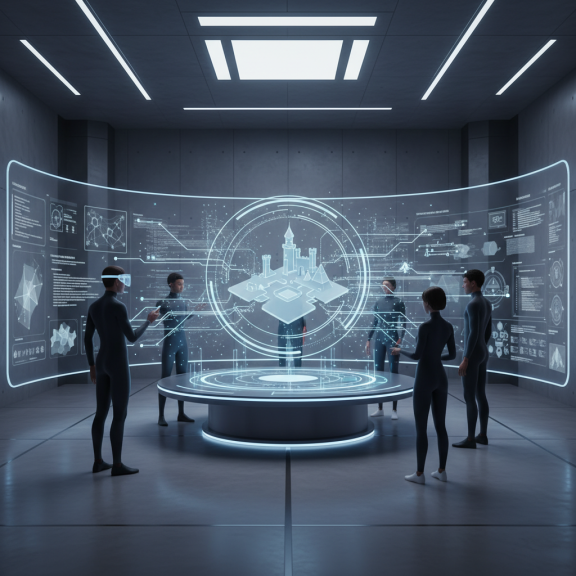 AI-powered game development visualization showing dynamic player experiences and intelligent NPC systems